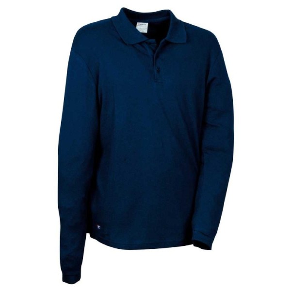 POLO COFRA MANICA LUNGA WIMBLEDON NAVY TG XXL