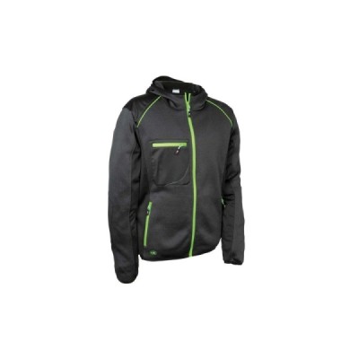 FELPA DA LAVORO COFRA UCHAMI TG XXL ANTRACITE/NERO/LIME