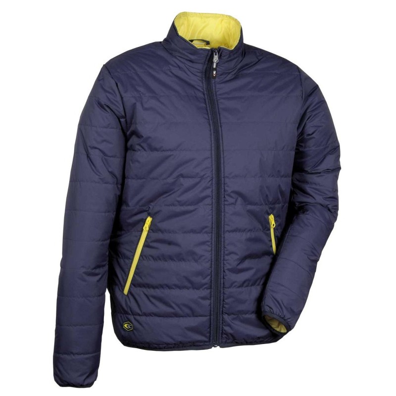 PIUMINO LEGGERO COFRA TURIN NAVY/GIALLO TG XL
