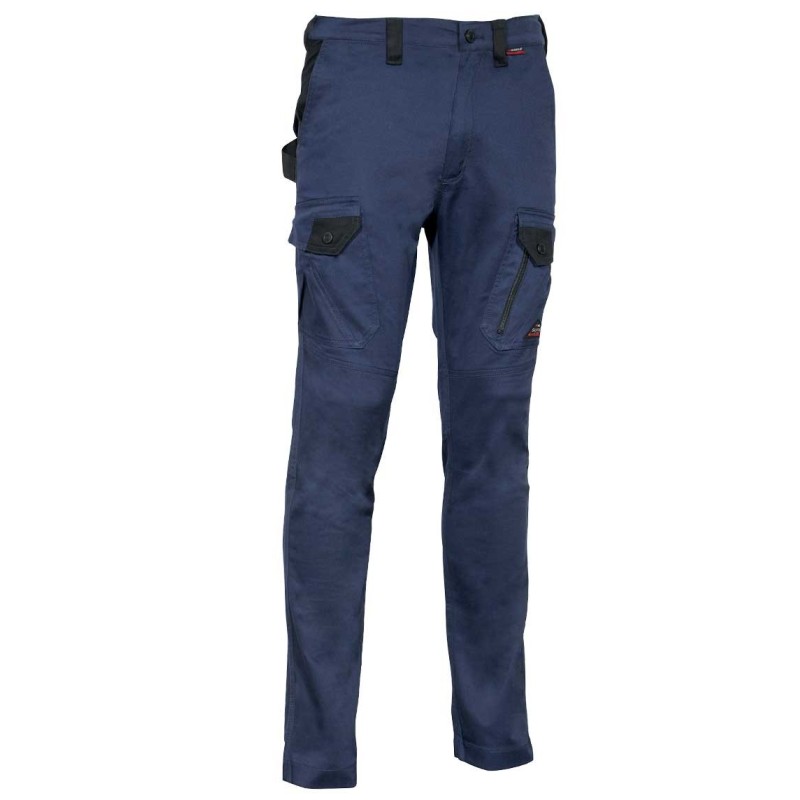 PANTALONE COFRA JEMBER  TG 58 COLORE NAVY COT/POL