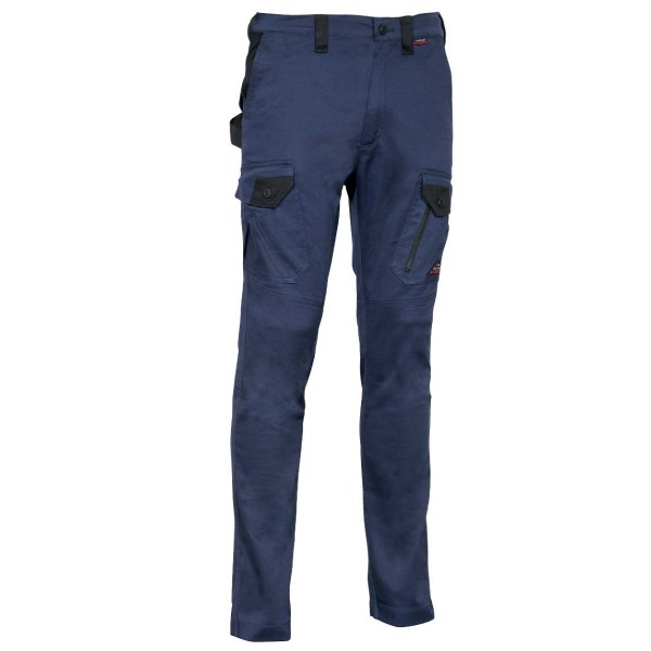 PANTALONE COFRA JEMBER  TG 58 COLORE NAVY COT/POL