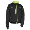 FELPA COFRA DIKLI 100% COTONE NERO/LIME TG XXL