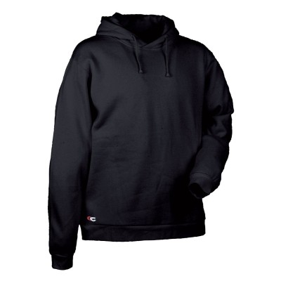 FELPA COFRA BEIRUT TG. XXL CON CAPPUCCIO COLORE NERO