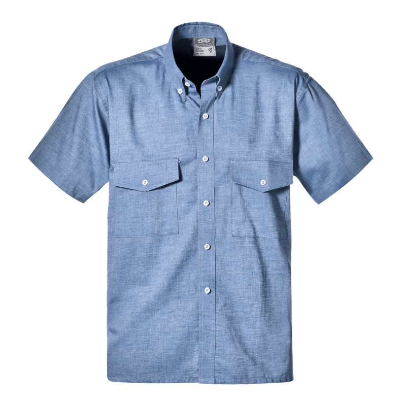 CAMICIA OXFORD MANICHE CORTE TG. XXL