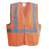 GILET ALTA VISIBILITA' ARANCIO TG XXL 100% POLIESTERE