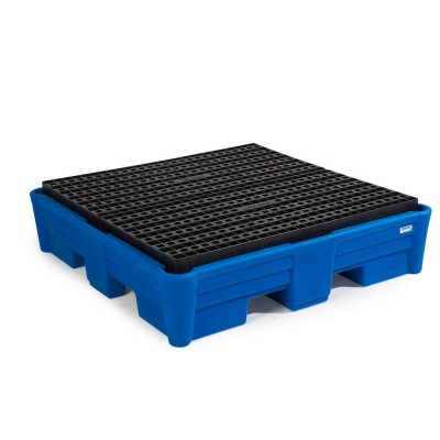 VASCA 4 FUSTI POLIETILENE CON SACCA DI RACC.