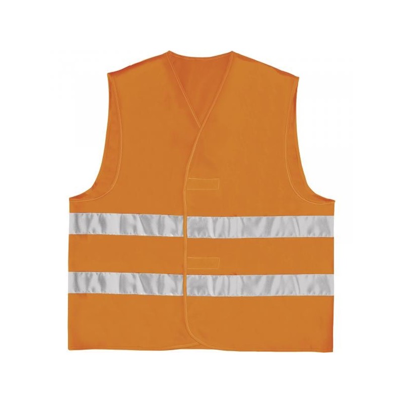 GILET ALTA VISIBILITA'. DI EMERGENZA ARANCIO TAGLIA UNICA