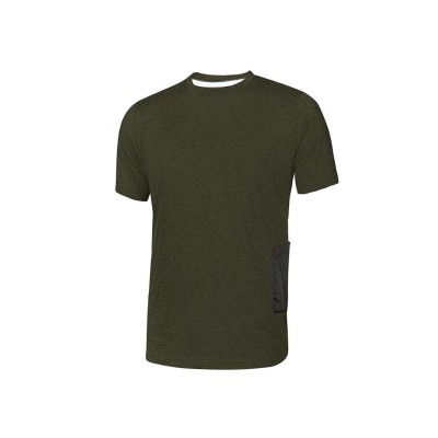 T-SHIRT U-POWER ROAD DARK GREEN TG XXL