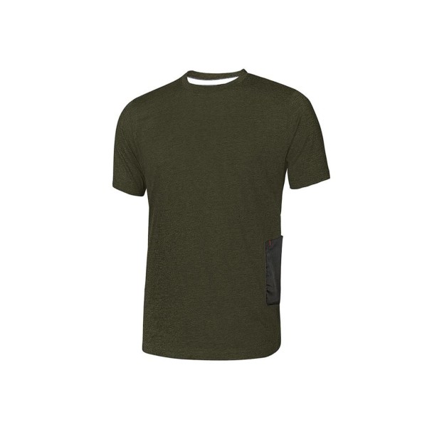T-SHIRT U-POWER ROAD DARK GREEN TG XXL