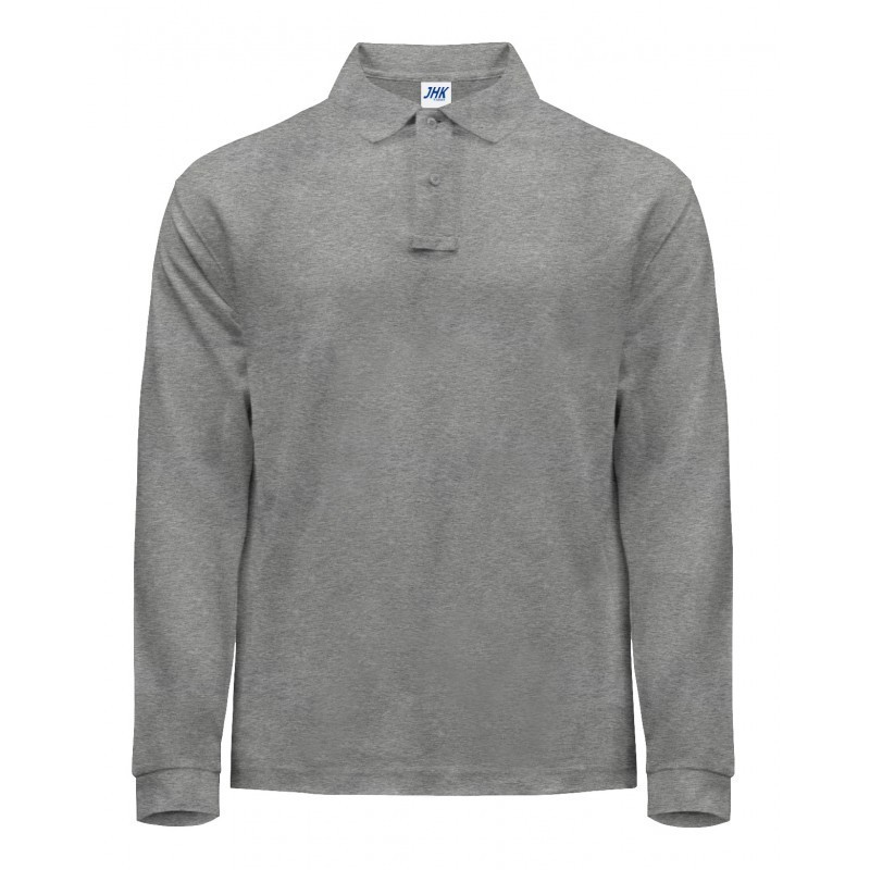 POLO MANICA LUNGA GRIGIA TG XXL