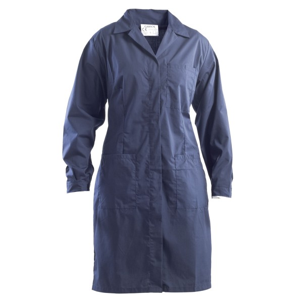 CAMICE BLU DONNA  TG S POLIESTERE/COTONE 65/35%