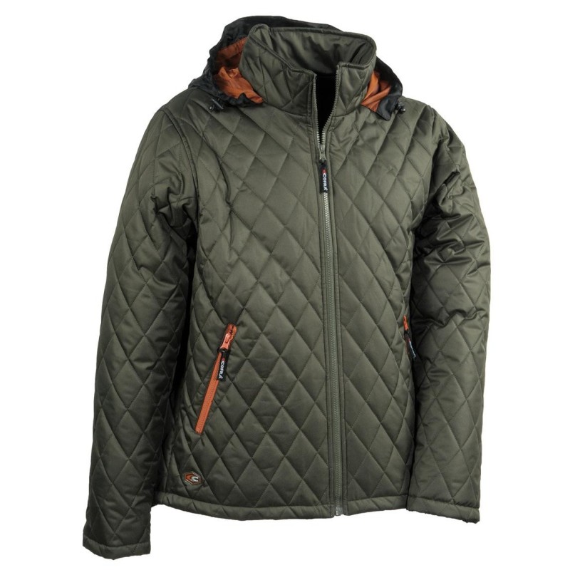 PIUMINO PESANTE COFRA PASHINO VERDE/RUGGINE TG M