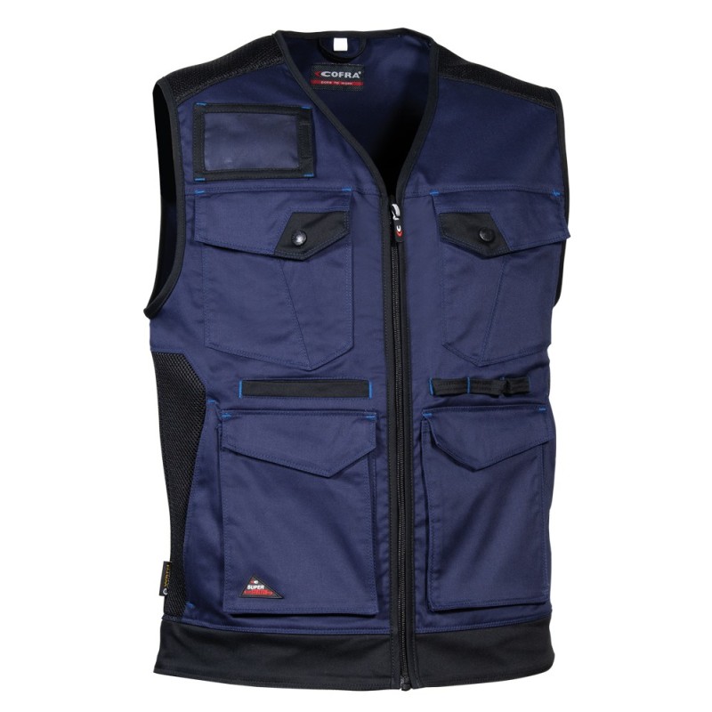 GILET COFRA KUNIR NAVY/NERO TG 58