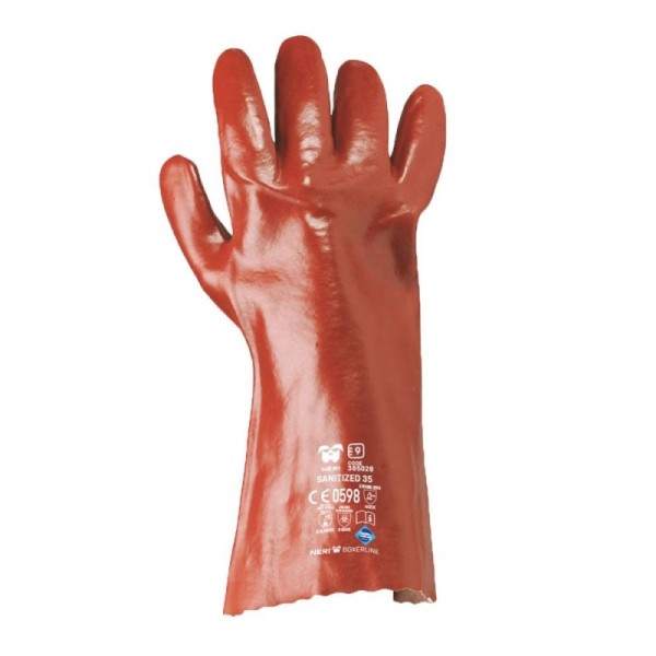 GUANTI PVC ANTIACIDO CM. 35 TG 10