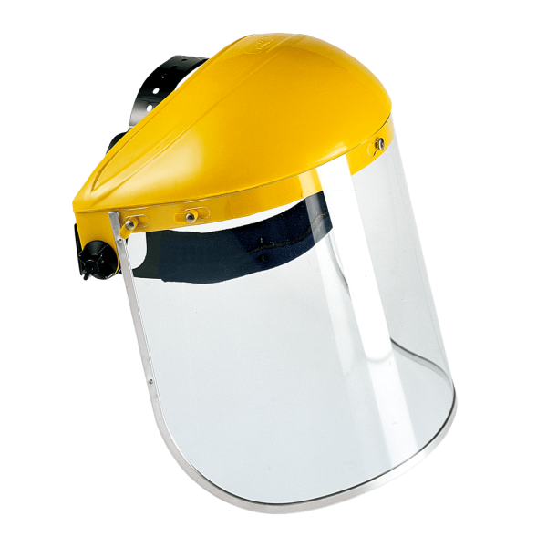 VISIERA IN POLICARBONATO CON BARDATURA RIBALTABILE 220X280-