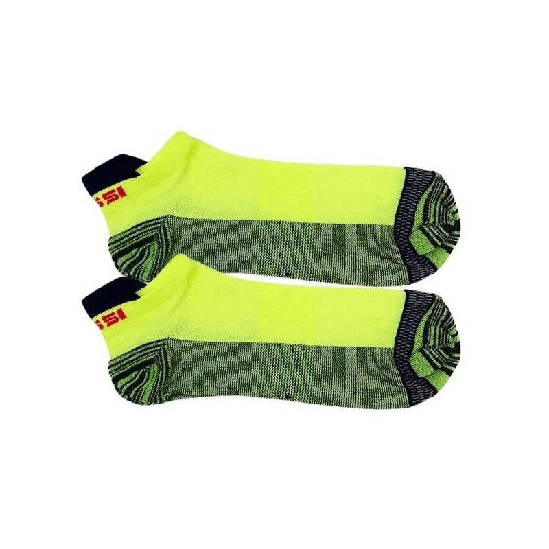 CALZA DA LAVORO FLUO COLOR 2 PAIA TAGLIA UNICA