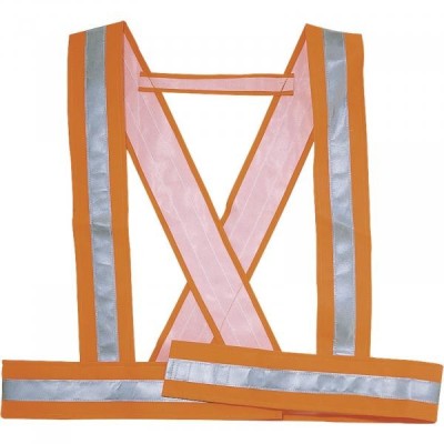 BRETELLA ALTA VISIBILITA' FLUO ARANCIO