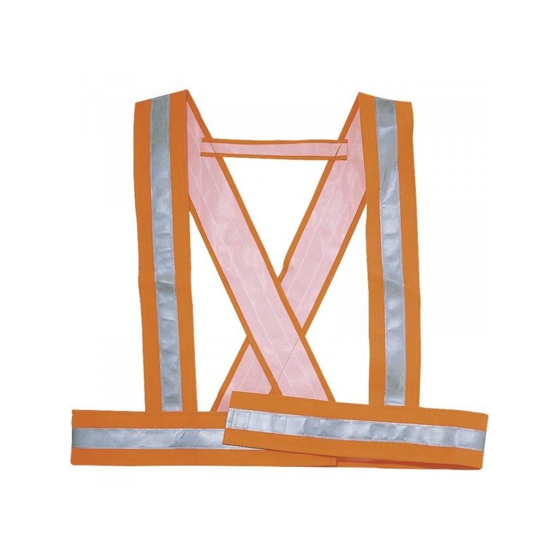 BRETELLA ALTA VISIBILITA' FLUO ARANCIO