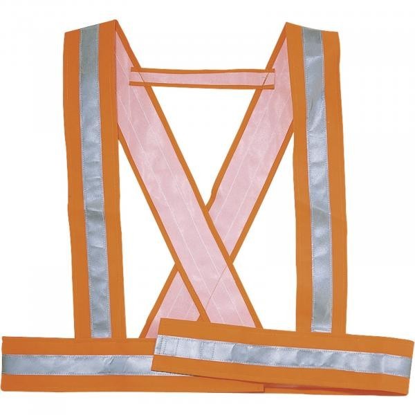BRETELLA ALTA VISIBILITA' FLUO ARANCIO