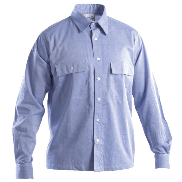 CAMICIA TRIVALENTE AZZURRA TG XXL  MANICHE LUNGHE