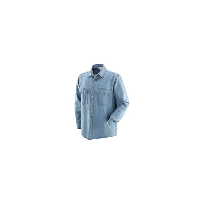 CAMICIA JEANS COTONE TG.XXL