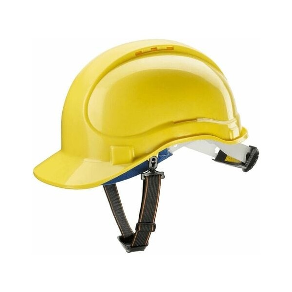 ELMETTO ABS GIALLO CON SOTTOGOLA ART. E1