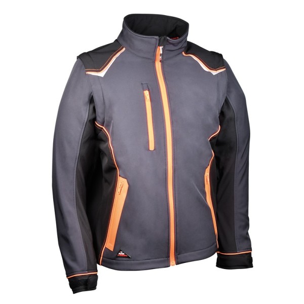 GIACCA COFRA SELTERS TG 60 ANTRACITE/NERO/AR SOFTSHELL