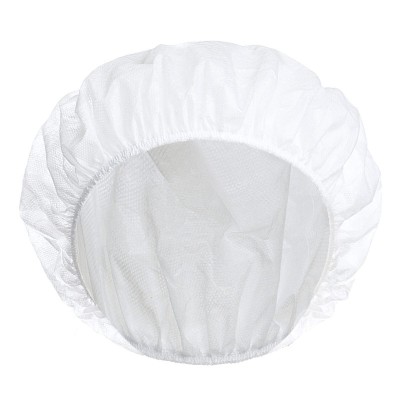 CUFFIA CON ELASTICO BIANCA 100 PZ