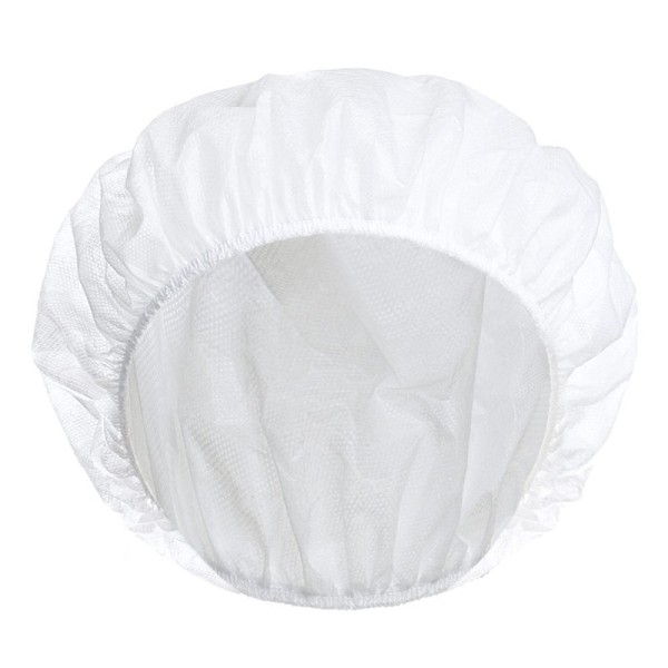 CUFFIA CON ELASTICO BIANCA 100 PZ