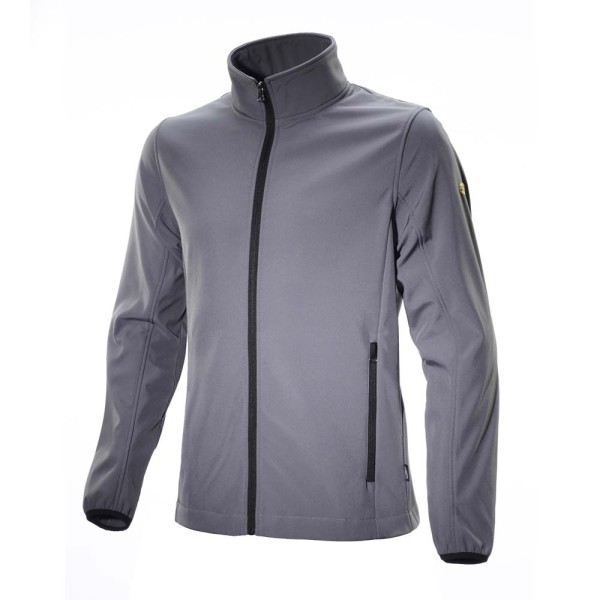 GIACCA DIADORA SOFTSHELL LEVEL LITEWORK GRAY