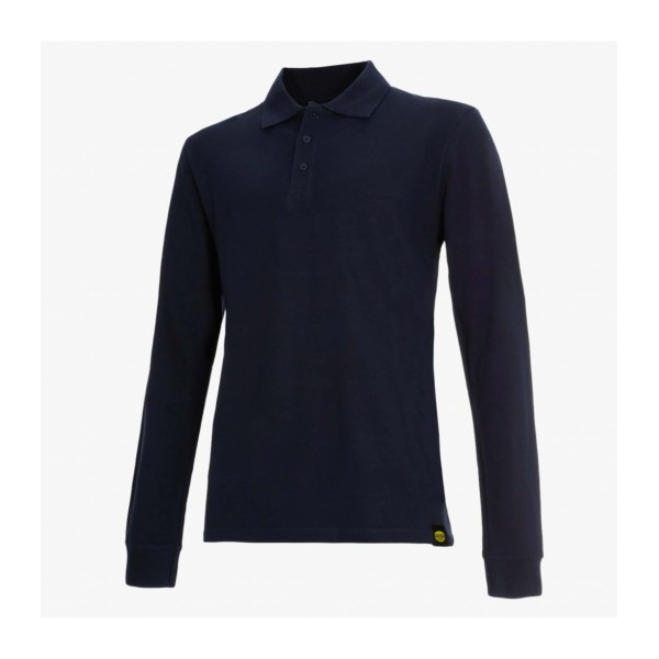 POLO DIADORA MANICA LUNGA ATLANTIS ORGANIC NAVY