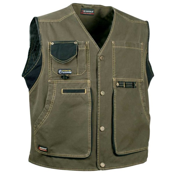 GILET COFRA ZURICH FANGO TG.56
