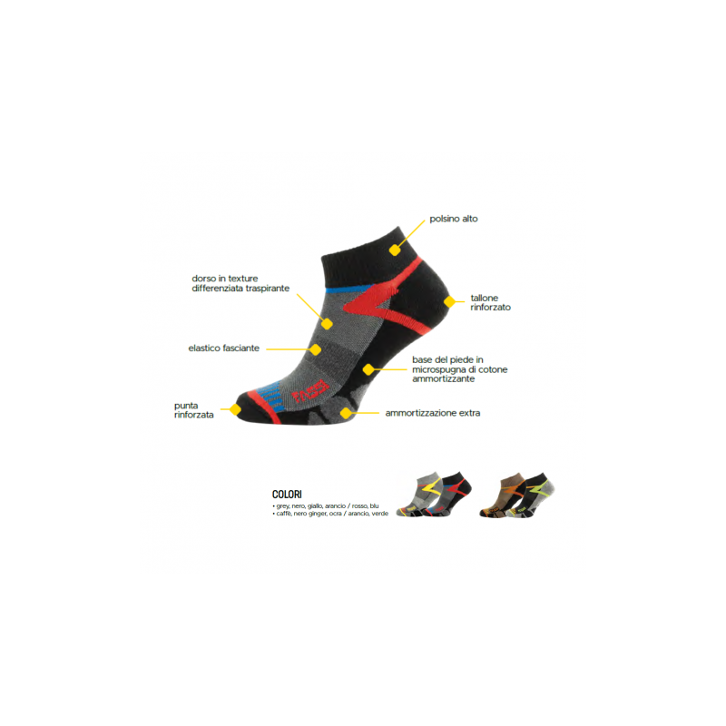 CALZA FASSI WALK AMMORTIZZANTE TAGLIA UNICA 2 PAIA