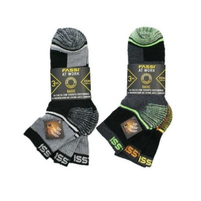 CALZA FASSI BASIC COTONE 3 PAIA