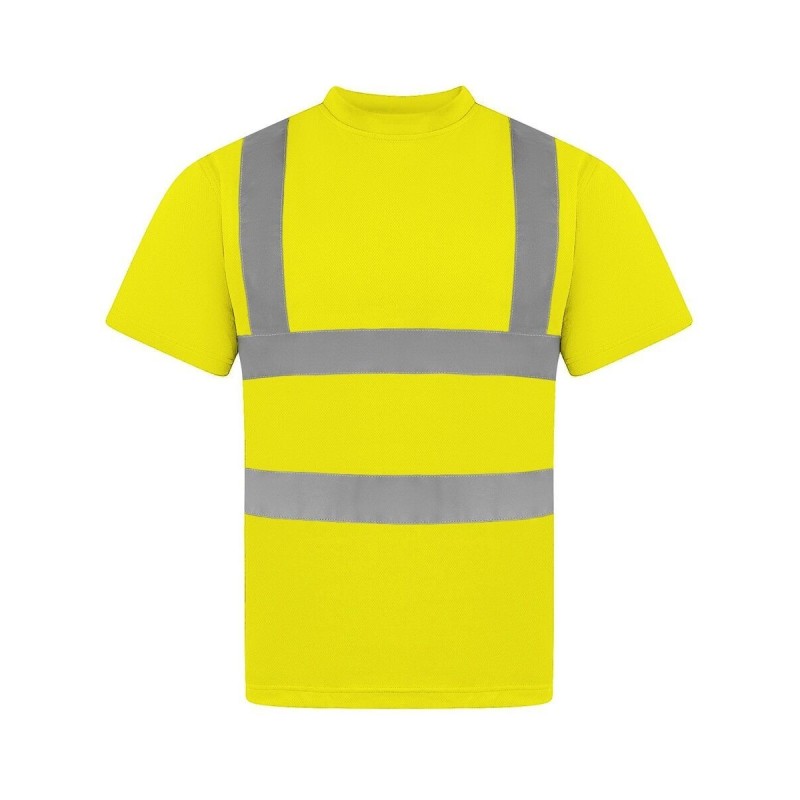 T SHIRT ALTA VISIBILITA' GIALLO