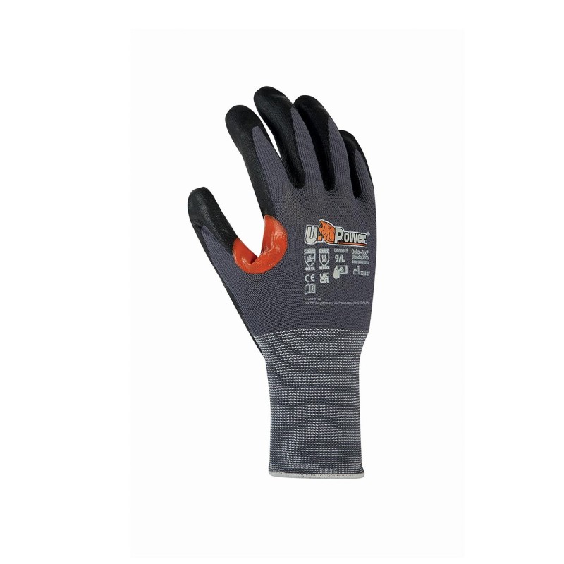 GUANTI U-POWER KUMBA GRIGIO/ARANCIO