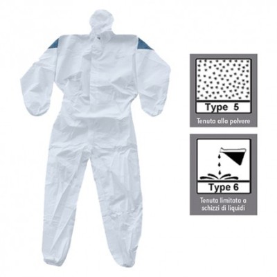 TUTA PARTIGUARD BIANCA TG XXL